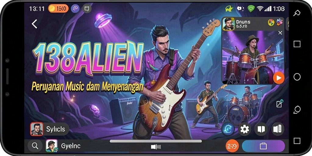 Tampilan gameplay seru dalam 138ALIEN yang penuh warna.