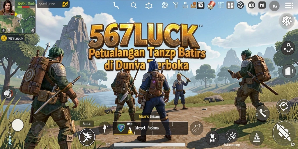 Gameplay seru 567LUCK di dunia terbuka yang luas.
