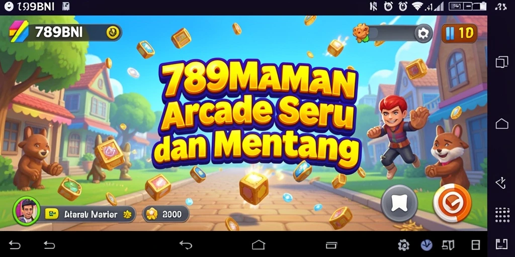 Tangkapan layar gameplay 789BNI yang menampilkan aksi seru dan tantangan Arcade.