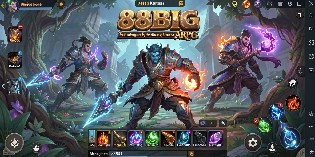 Tangkapan layar dari gameplay seru di 88BIG menampilkan aksi pertarungan yang mendebarkan.