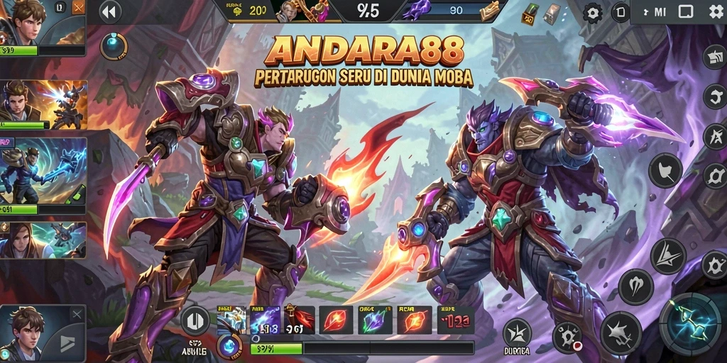 Gameplay seru dan mendebarkan dari ANDARA88.