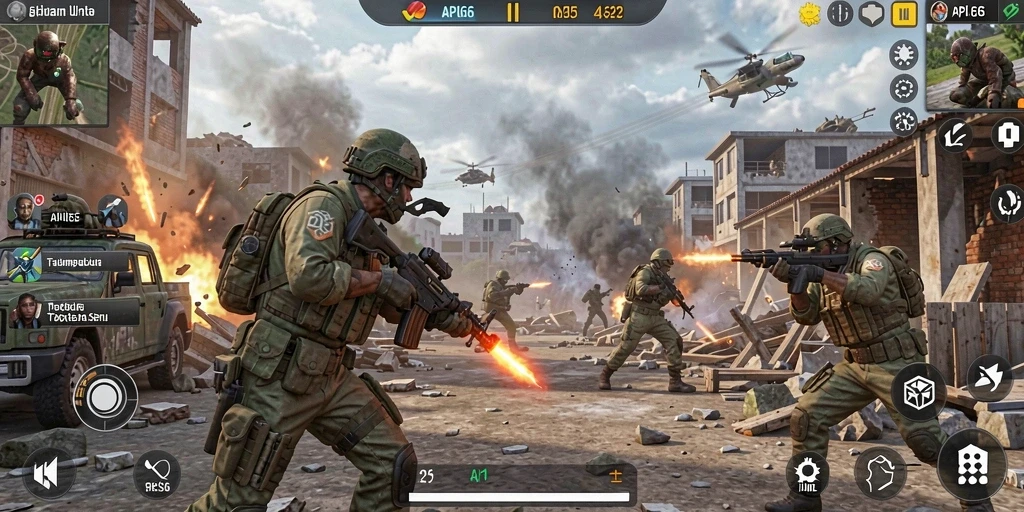 Gameplay seru dengan aksi taktis dalam API66.