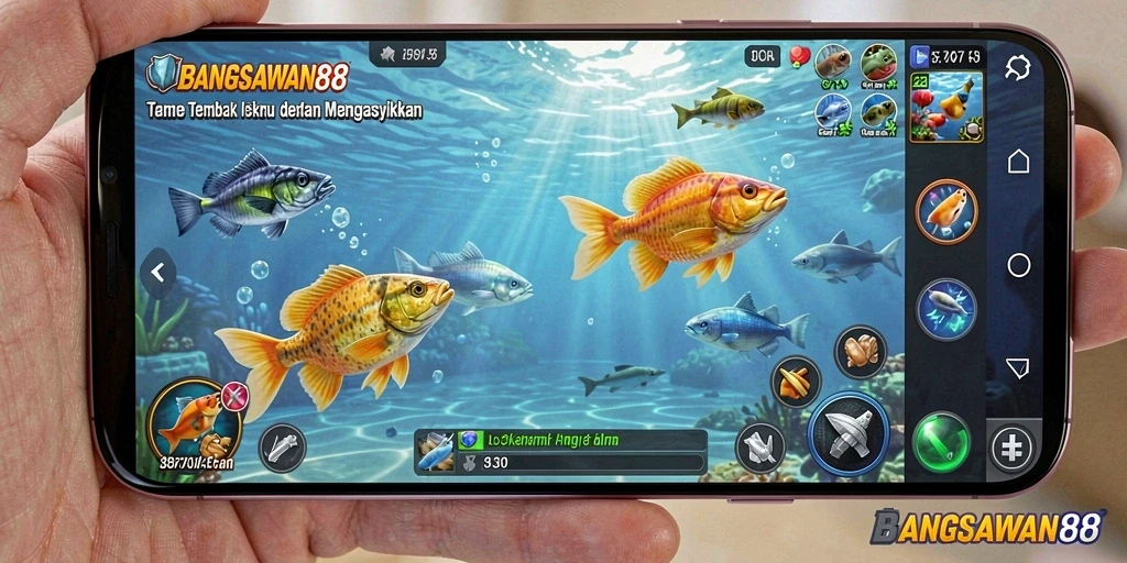 Tangkapan ikan yang memukau dalam gameplay BANGSAWAN88.