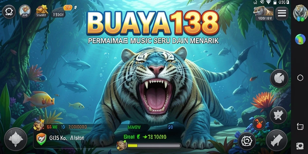 Tampilan gameplay seru di BUAYA138 dengan berbagai pilihan lagu.