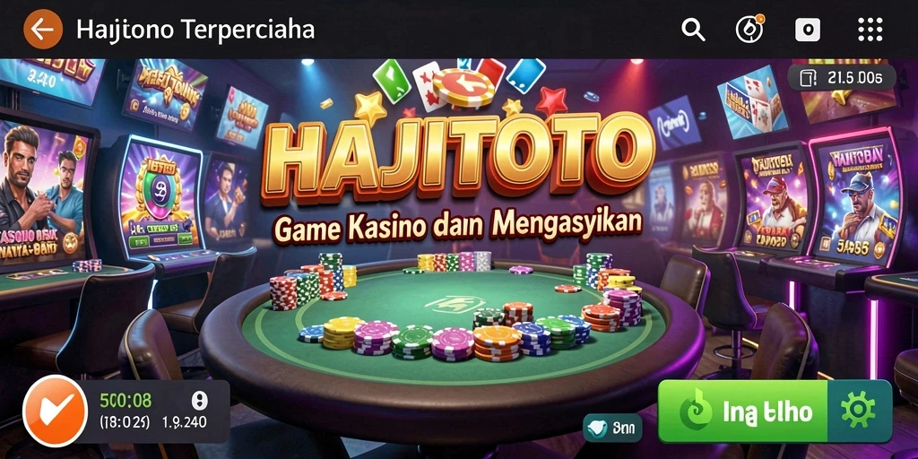 Screenshot gameplay HAJITOTO menampilkan pengalaman kasino yang mendebarkan.