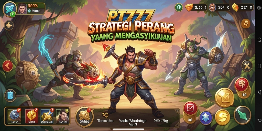 Tampilan gameplay seru dalam PT777 menunjukkan strategi yang luar biasa.