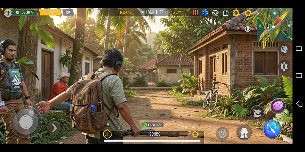 Tampilan gameplay di REPUBLIK77 yang mengasyikkan dan interaktif.