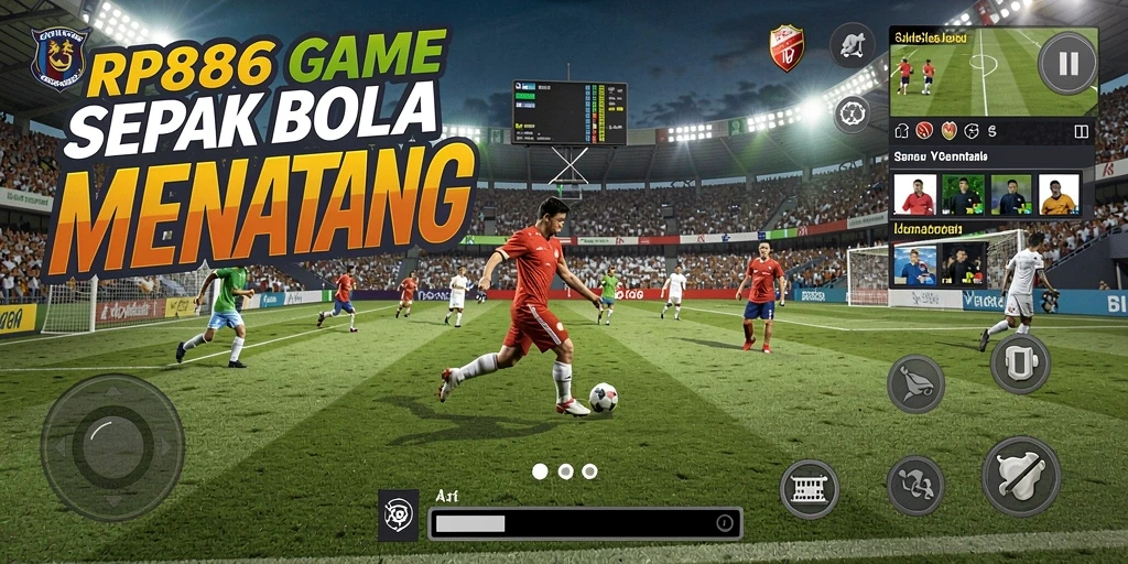 Gameplay seru dalam RP886, tunjukkan keterampilan sepak bola Anda.