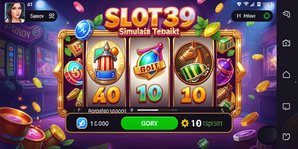 Screenshot utama SLOT39 menampilkan gameplay seru dan grafik berkualitas.