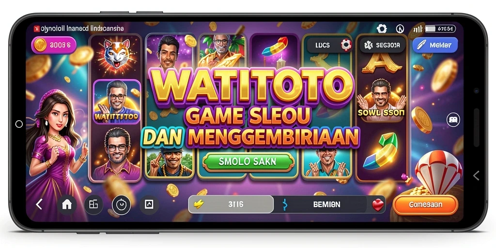 Tampilan menarik dari gameplay WATITOTO yang penuh warna.